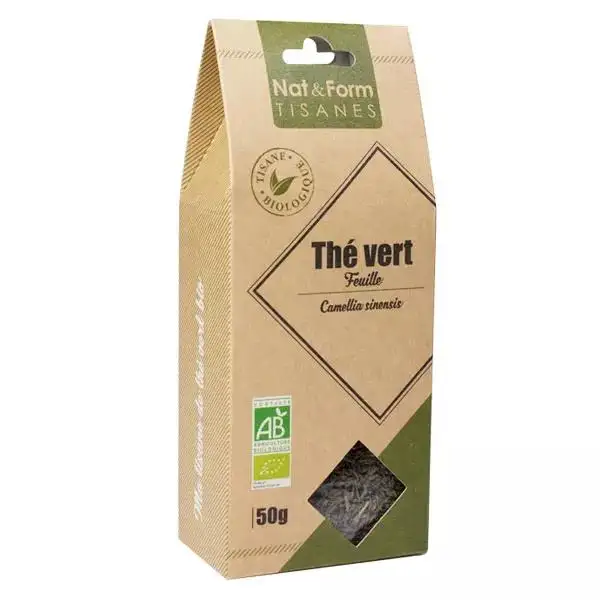 Nat & Form Tisane Thé Vert Bio 50g