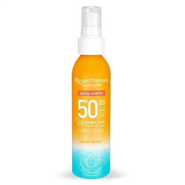 Respectueuse - Spray solaire SPF50 - 100ml