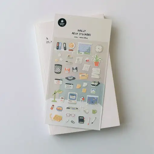 SUATELIER Retro Office Stickers