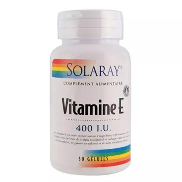 Solaray Vitamine E 400UI 268mg 50 softgels