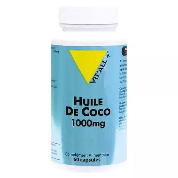 Vit'all+ Huile de Coco 1000mg 60 capules