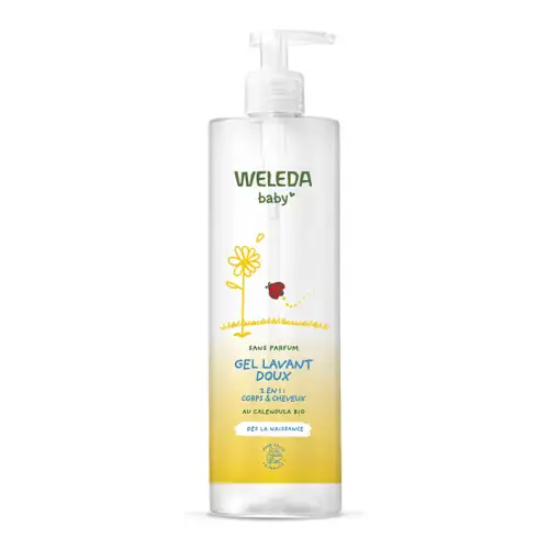 WELEDA Baby - Gel lavant Doux 2en1 Corps et Cheveux - 400ml