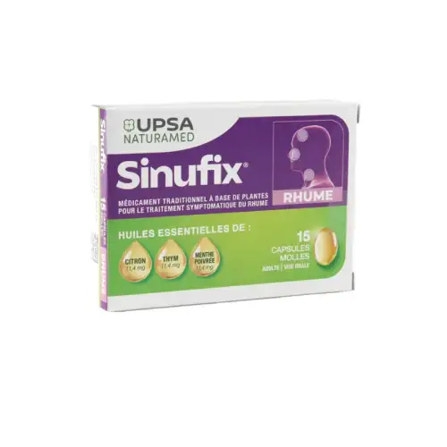 Sinufix Capsules - Traitement Naturel du Rhume à base d’Huiles Essentielles