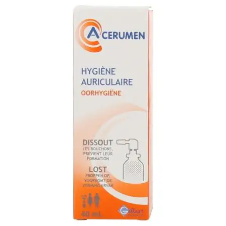 A Cerumen Solution hygiène auriculaire - Spray 40 ml