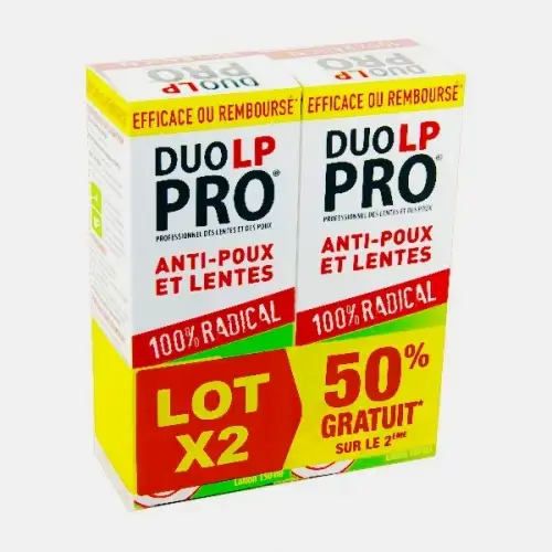 DUO LP PRO Lotion Anti-Poux et Lentes 150 ml Lot de 2