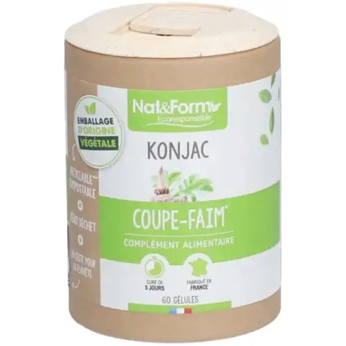 Nat & Form Perte de Poids Konjac - 60 gélules