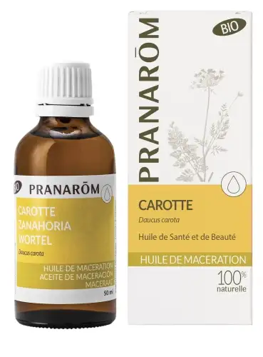 CAROTTE - Pranarom Huile végétale De Carotte Bio (Daucus Carota) - Flacon 50ml