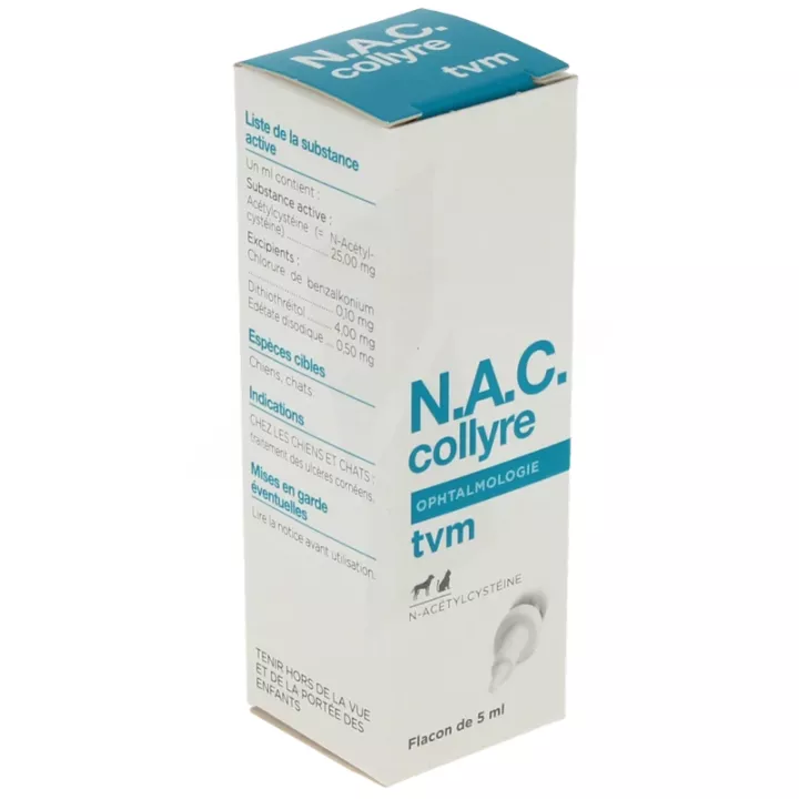 NAC N-acétylcystéine Collyre 5ml