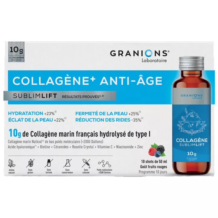 Collagène+ Anti-Âge Sublimlift Granions 10 shots