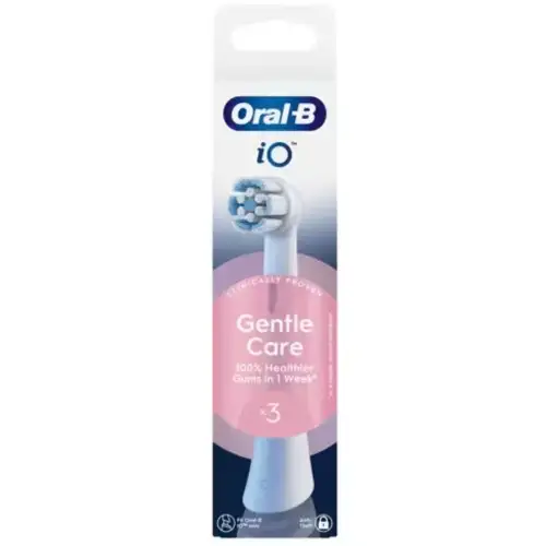 ORAL B Brossettes iO Gentle Care - 3 Brossettes blanches