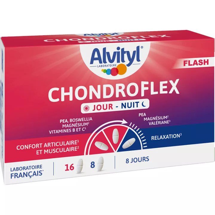 Alvityl Chondroflex Flash Jour - Nuit 16 + 8 comprimés