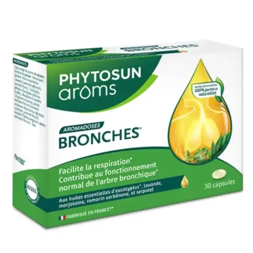 Phytosun Aroms - Aromadoses Bronches - 30 capsules