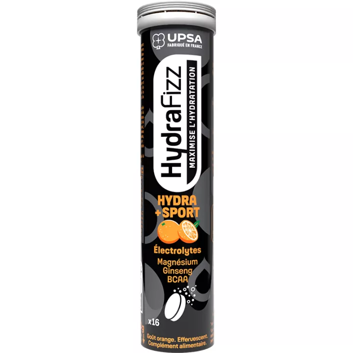 UPSA Hydrafizz Hydra + Sport 16 comprimés effervescents