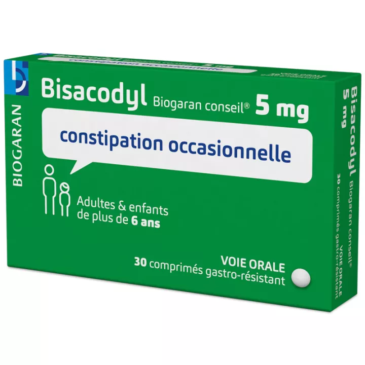 Bisacodyl 5 mg Biogaran Conseil 30 comprimés
