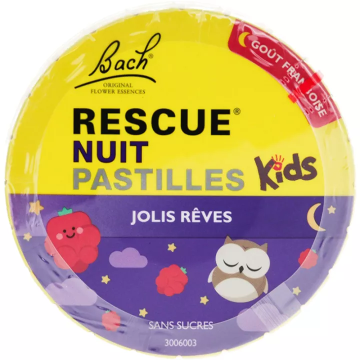 Rescue Kids Nuit Jolis Rêves Pastilles Framboise