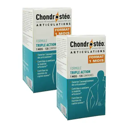 Chrondostéo + - 2 boîtes de 120 comprimés