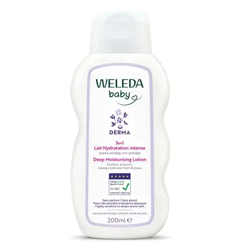WELEDA Derma Baby - Lait Hydratation Intense 3 en 1 - 200 ml
