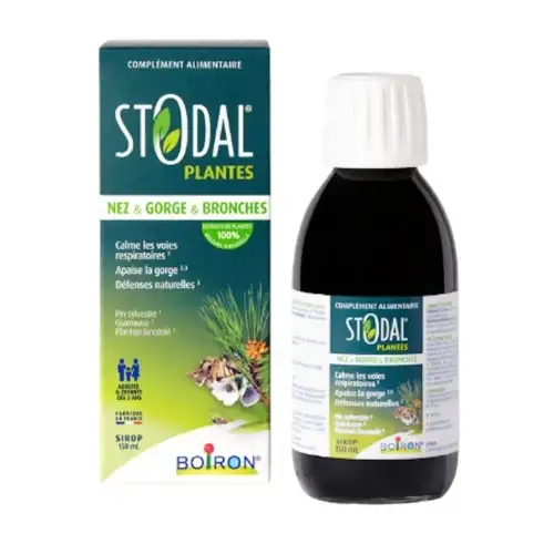Stodal Plantes - Sirop Nez, Gorge & Bronches 150ml - Boiron
