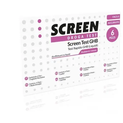 SCREEN DROGA TEST GHB 6PZ