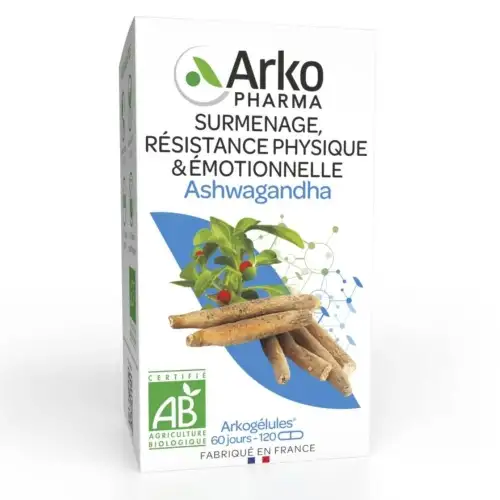 ARKOGELULES Bio - Ashwagandha Arkopharma - 120 Gélules