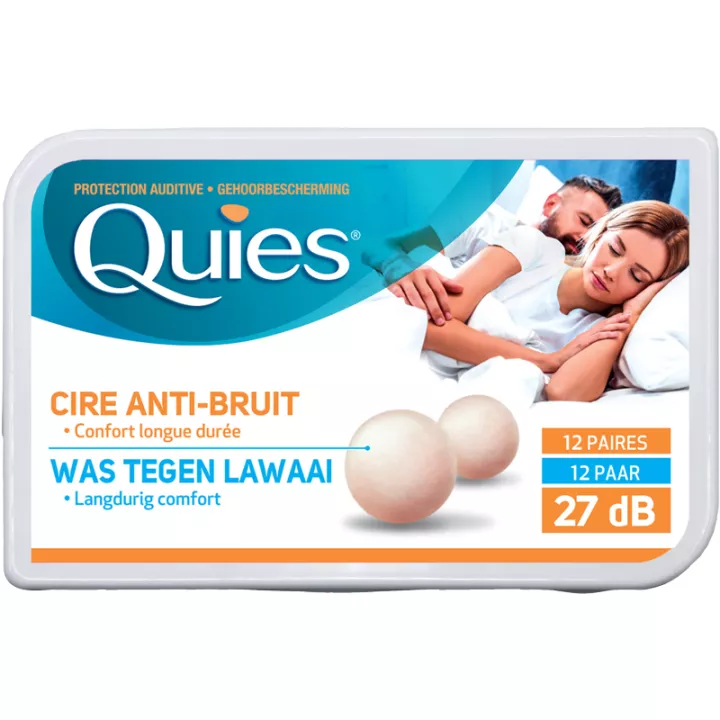 Boules Quies à la Cire Naturelle 12 paires