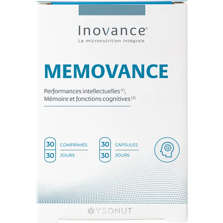 Inovance Memovance 30 capsules 30 comprimés