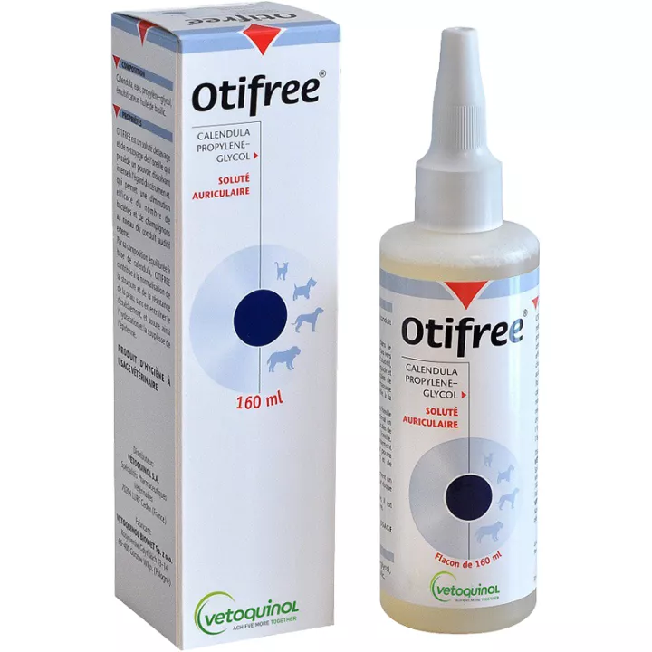 Otifree Solution Auriculaire Chien & Chat 160ml