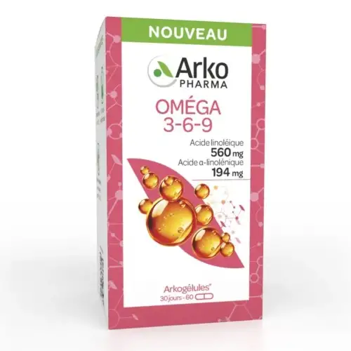 ARKOPHARMA - Oméga 3-6-9 - 60 gélules