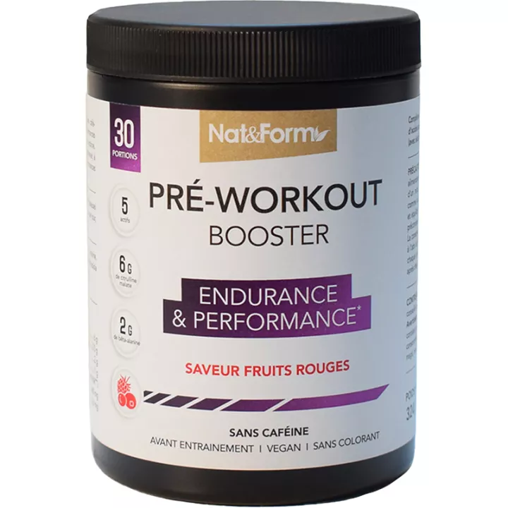 Nat & Form Pré-Workout Booster Endurance & Performance