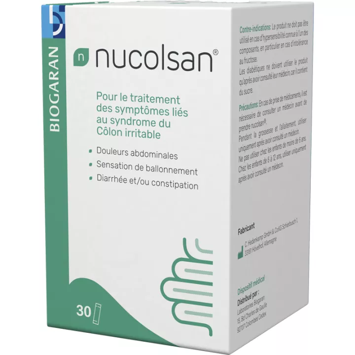 Nucolsan 30 sachets syndrome du colon irritable