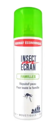 INSECT ECRAN Répulsif Peau & Vêtements Anti moustiques Famille (spray 200 ml)