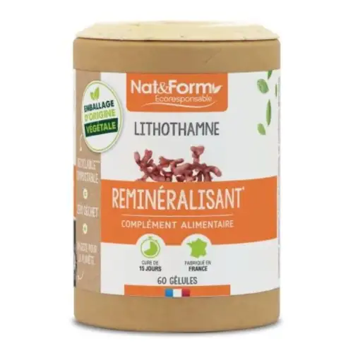 Nat & Form - Lithothamne 1600mg - 60 gélules