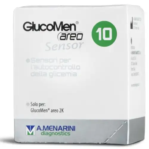 Bandelettes de détection GlucoMen areo 10 pièces