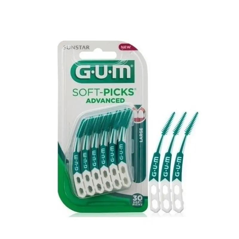 GUM SOFT PICKS ADVANCED LARGE REF 651