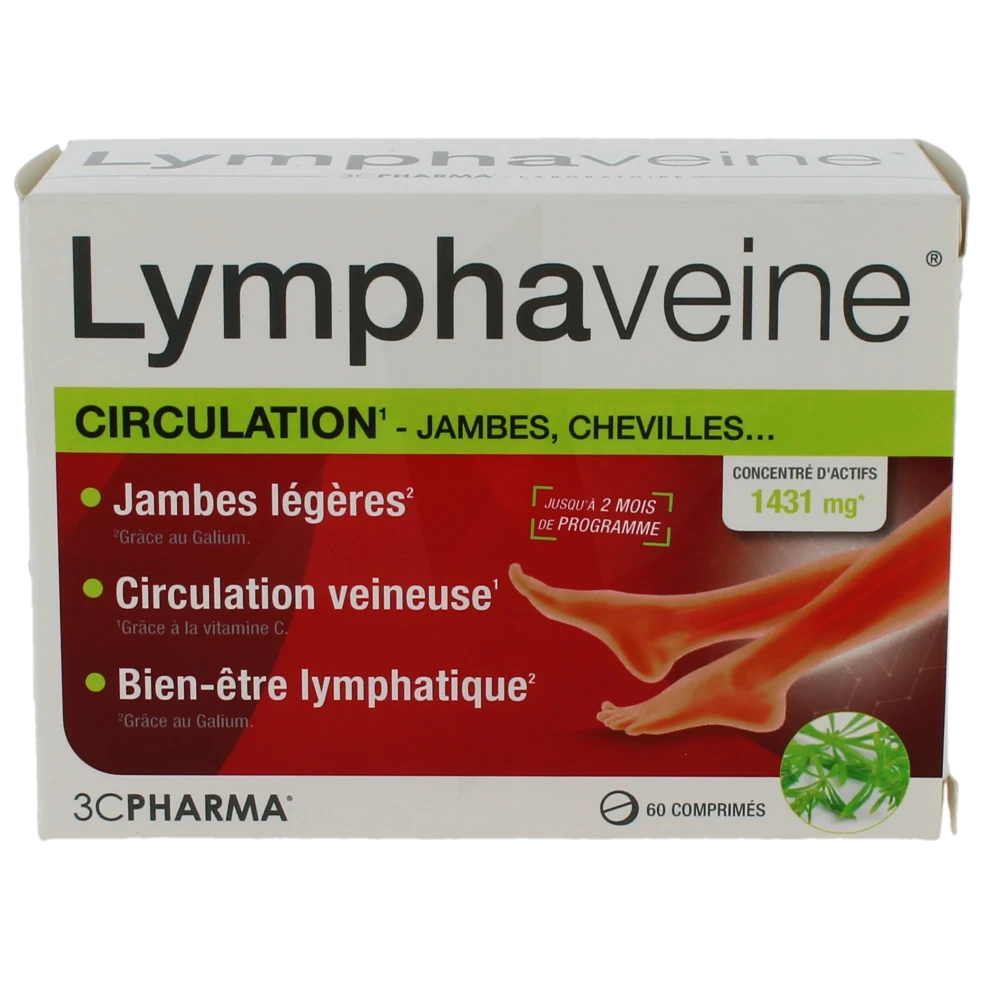 Lymphaveine Circulation Comprimés Boîte De 60
