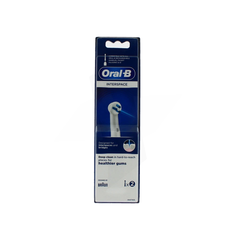 Oral B Interspace Brossette Blister De 2