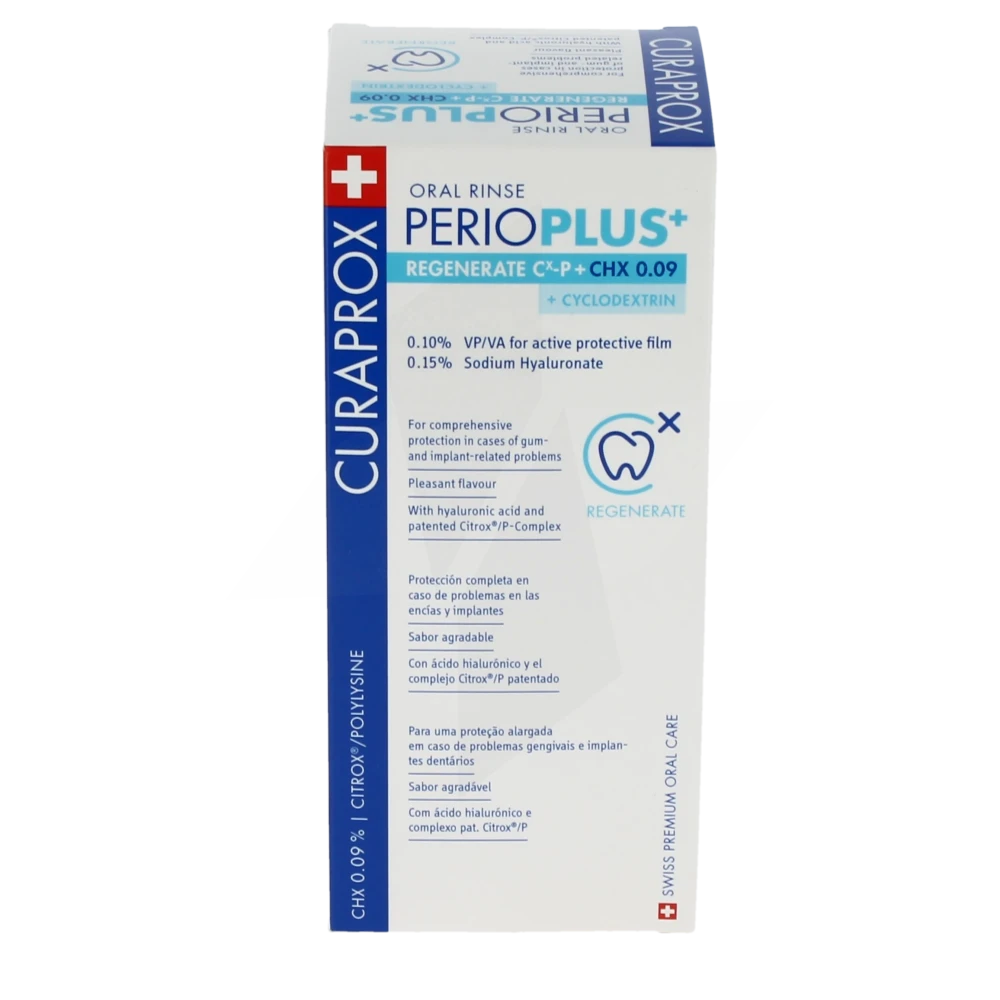 Curaden Perio Plus + Regenerate Bain Bouche Flacon De 200 Ml