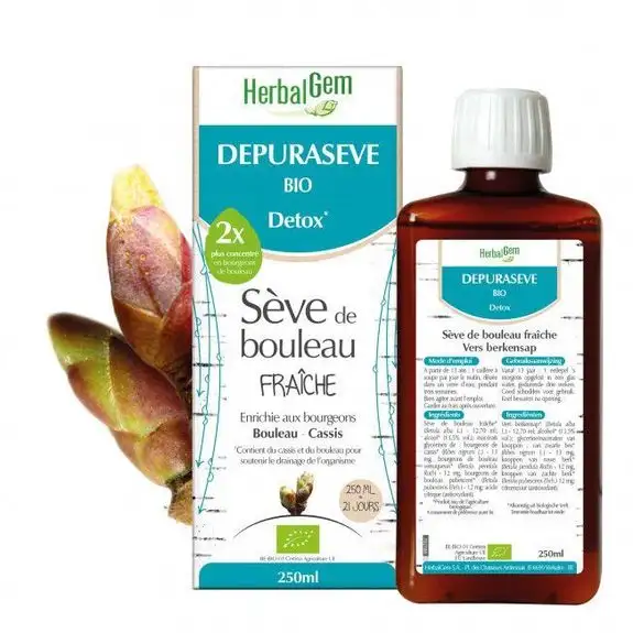 Herbalgem Depuraseve Sève De Bouleau fraiche bio 250ml