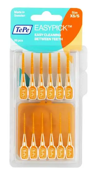 Tepe easypick orange XS/S 36 pièces