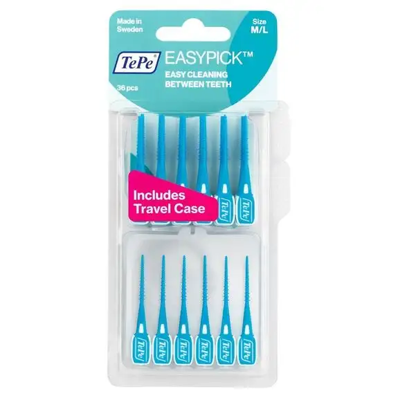 Tepe easypick bleu M/L  36 pièces