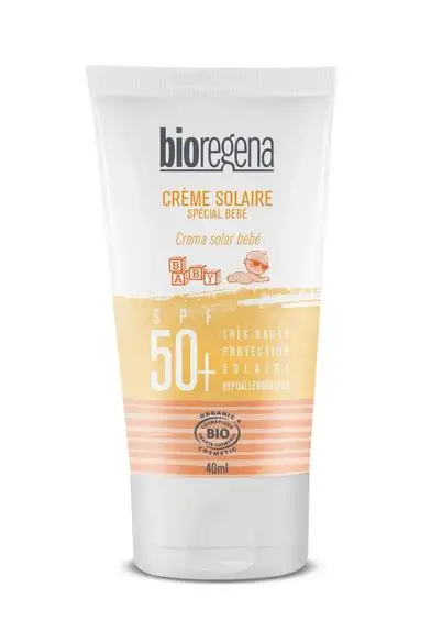Bioregena Crème Solaire Bébé SPF50+ Bio 40ml