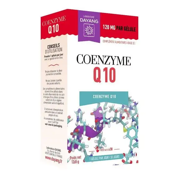 Dayang Coenzyme Q10 Boîte de 30 gélules