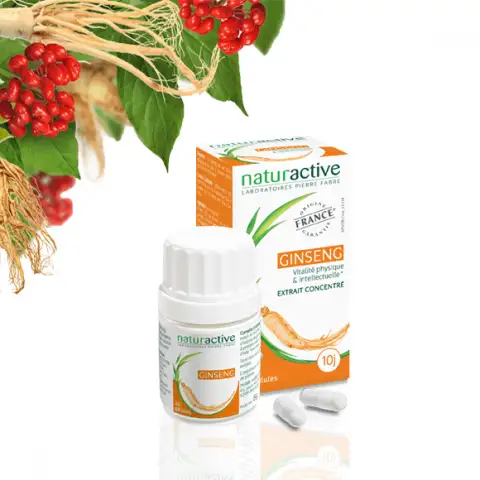 Naturactive ginseng 60 gélules