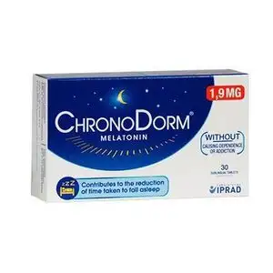 ChronoDorm Mélatonine 30 Comprimés Sublinguaux 1,9mg
