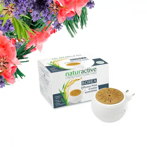 Naturactive Borea Diffuseur Prise d'Huiles Essentielles