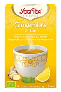 Yogi Tea Infusion Gingembre Citron bio 17 Sachets