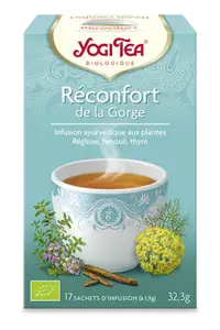 Yogi Tea Réconfort de la Gorge bio 17 Sachets