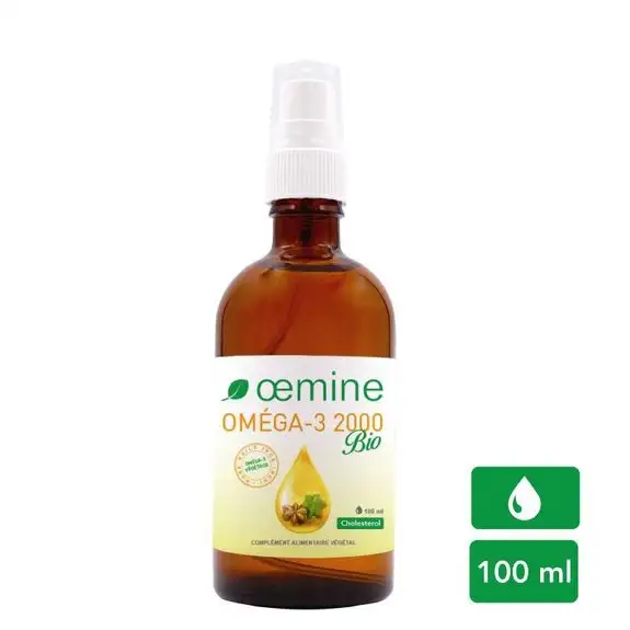 Oemine Oméga 3 biologique 2000 Flacon 100ml