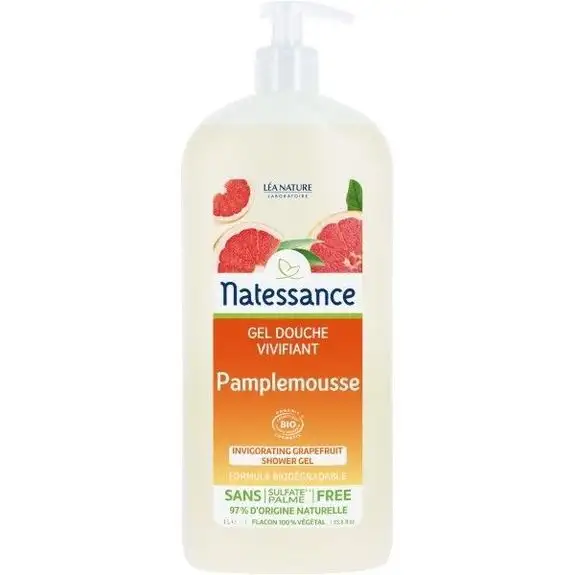 Natessance gel douche bio Pamplemousse 1 litre