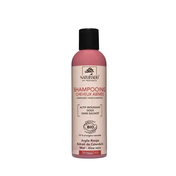 Naturado Shampooing Cheveux Abîmes Bio 200 ml
